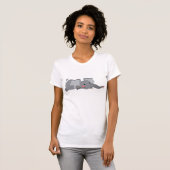 Cute Cartoon Sneaky Elephant Women T-Shirt (Voorkant volledig)