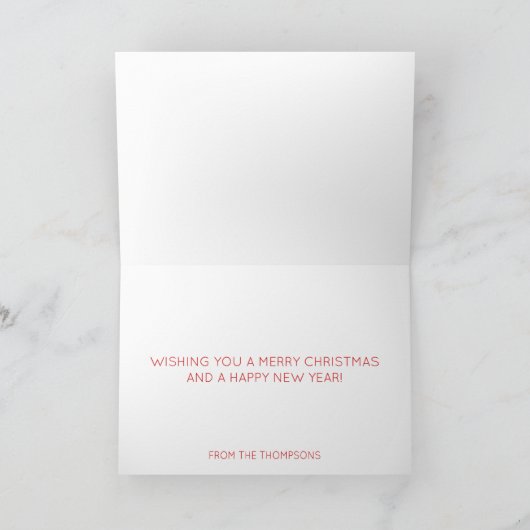 Cute Cartoon Snowman  Kerstmis Feestdagen Kaart (Binnen)