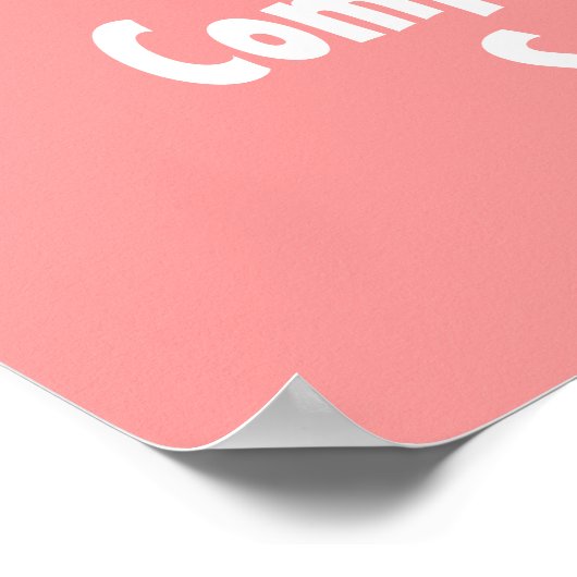 Cute Cartoon - Soy Bean complimenteert Tofu Poster (Hoek)