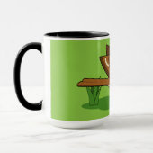 Cute Cartoon Sparrow Pplay Soccer Mok (Links)
