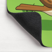 Cute Cartoon Sparrow Pplay Soccer Muismat (Hoek)
