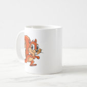 Cute Cartoon Squirrel Coffee Mug Koffiemok (Voorkant links)