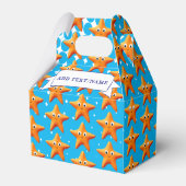 Cute Cartoon Starfish Blue Ocean Classic Bedankdoosjes (Achterkant)