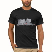 Cute Cartoon Stiekeme Olifant T-Shirt