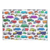 Cute Cartoon-style Truck Illustrations Kussensloop (Voorkant)
