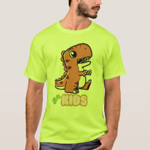 Cute Cartoon T-Rex Dinosaur Kids Peuter T-Shirt