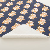 Cute Cartoon Tan Spotted Koe Pattern Sherpa Deken (3/4)