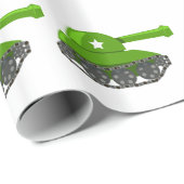 Cute Cartoon Tank Cadeaupapier (Rol Hoek)