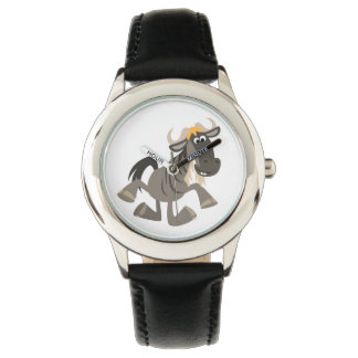 Cute Cartoon Tap Dansend Wildebeest Watch Horloge