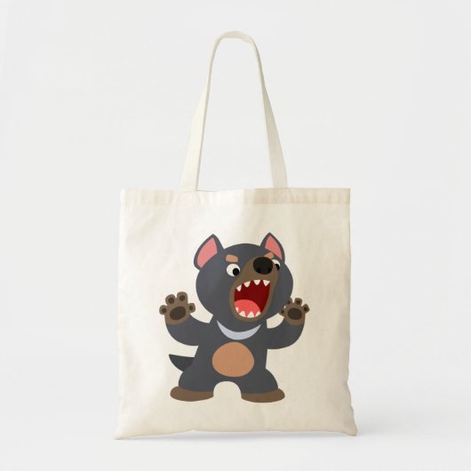 Cute Cartoon Tasmanian Devil Bag Tote Bag (Voorkant)