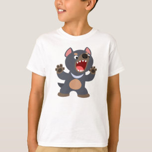 Cute Cartoon Tasmanian Devil Children T-Shirt