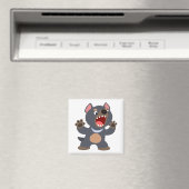 Cute Cartoon Tasmanian Devil Magnet (Insitu (Vaatwasser))