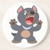 Cute Cartoon Tasmanian Devil Onderzetter (Voorkant)