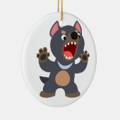 Cute Cartoon Tasmanian Devil Ornament (Rechts)