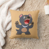 Cute Cartoon Tasmanian Devil Pillow Kussen (Deken)
