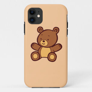 Cute Cartoon Teddybeer iPhone 5 Barely There Case