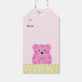 Cute Cartoon Tiger Cadeaulabel (Voorkant)