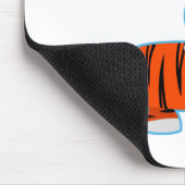 Cute Cartoon Tiger op de prowl Mousepad Muismat (Hoek)