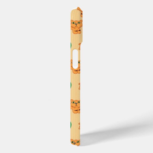 Cute Cartoon Tiger Pattern Case-Mate iPhone Case (Achterkant / Rechts)