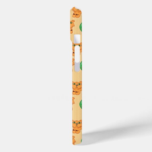 Cute Cartoon Tiger Pattern Case-Mate iPhone Case (Achterkant / Links)