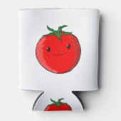 Cute Cartoon Tomato Blikjeskoeler (Voorkant)