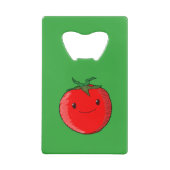 Cute Cartoon Tomato Creditkaart Flessenopener (Achterkant)