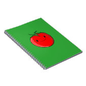Cute Cartoon Tomato Notitieboek (Rechterzijde)