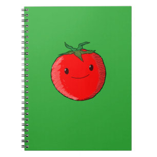 Cute Cartoon Tomato Notitieboek
