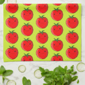 Cute Cartoon Tomato Pattern Theedoek (Gevouwen)