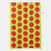 Cute Cartoon Tomato Pattern Theedoek (Verticaal)