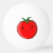 Cute Cartoon Tomato Pingpongbal (Voorkant)