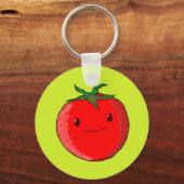 Cute Cartoon Tomato Sleutelhanger (Voorkant)