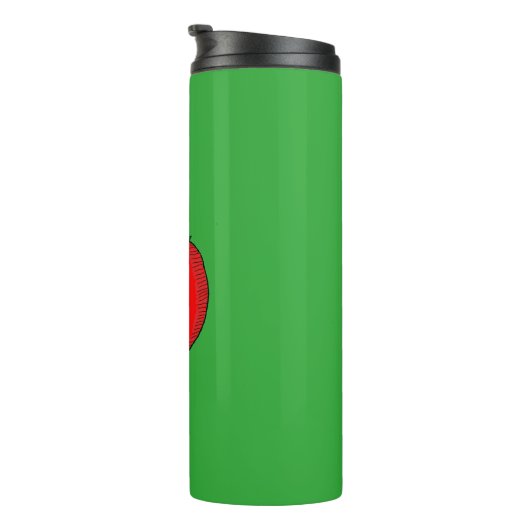 Cute Cartoon Tomato Thermosbeker (Geroteerd rechts)