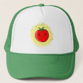 Cute Cartoon Tomato Trucker Pet (Voorkant)