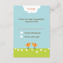 Cute Cartoon Tortelduifjes (overdag) Wedding