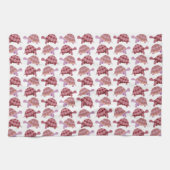 Cute Cartoon Tortoise Pattern Theedoek (Horizontaal)