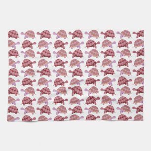 Cute Cartoon Tortoise Pattern Theedoek