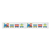 Cute Cartoon Train Grosgrain Lint (Voorkant)