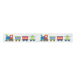 Cute Cartoon Train Grosgrain Lint