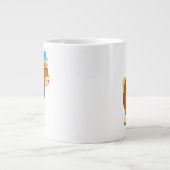 Cute Cartoon Trait Breton Horse Jumbo Mok (Voorkant)