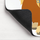 Cute Cartoon Trait Breton Horse Mousepad Muismat (Hoek)