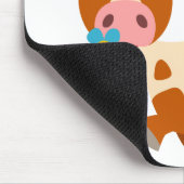 Cute Cartoon Trotting Koe Mousepad Muismat (Hoek)