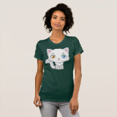 Cute Cartoon Turkey Angora ate T-shirt (Voorkant volledig)