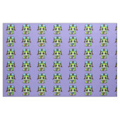 Cute Cartoon Turtle in Aviator Pet Stof (Fat Quarter)