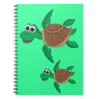 Cute Cartoon Turtle Notitieboek