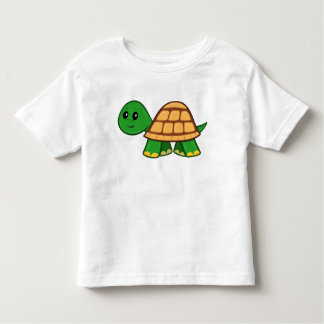 Cute Cartoon Turtle Toddler T-Shirt