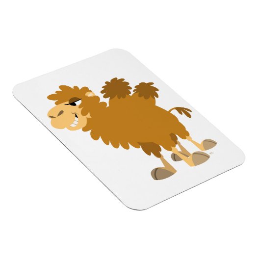 Cute Cartoon Two-Humped Camel Flexible Magnet Magneet (Rechterzijde)