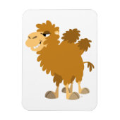 Cute Cartoon Two-Humped Camel Flexible Magnet Magneet (Verticaal)