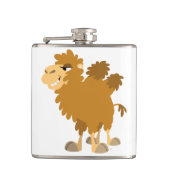 Cute Cartoon Two-Humped Camel Hip Flask Heupfles (Voorkant)