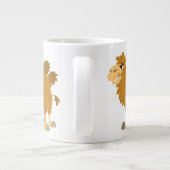 Cute Cartoon Two-Humped Camel Jumbo Mok (Achterkant)